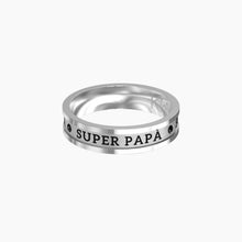 Load image into Gallery viewer, Kidult SUPER DAD steel men&#39;s ring 721009
