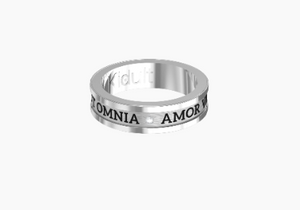 Kidult HIM &amp; HER steel ring | LOVE CONQUERS ALL 721010