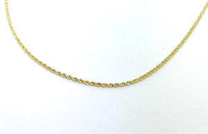 Copia de la Cadena Cuerda en oro amarillo de 18kt (750m) 50 cm art 72110
