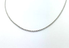 Load image into Gallery viewer, 18KT GOLD White gold rope chain 45 cm (750m) art 72111
