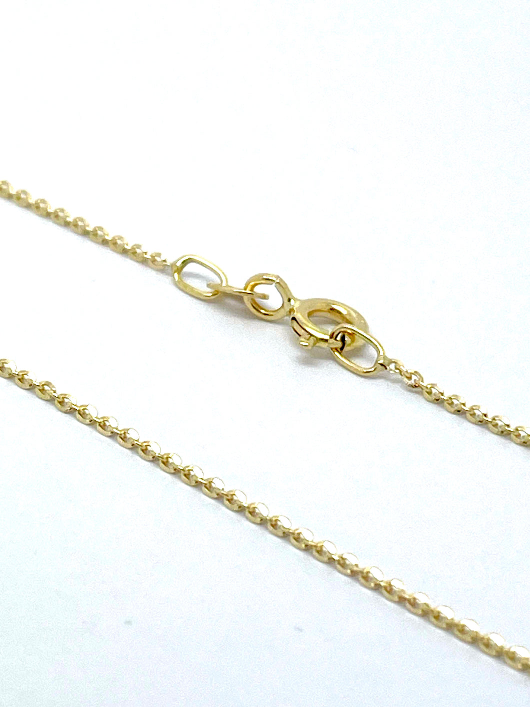 72116/176 Rolo' chain in 18 kt yellow gold (750m)