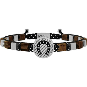 Pulsera de hombre Kidult con ojo de tigre 731912