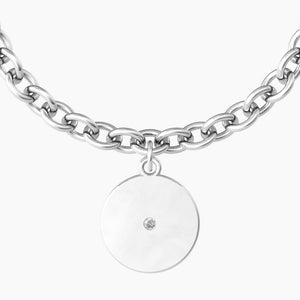Bracciale da donna in acciaio con catena rolò "comfort fit" Kidult 731971