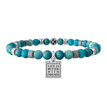 Carica l&#39;immagine nel visualizzatore di Gallery, Bracciale Da uomo Elastico In Acciaio Kidult 731990
