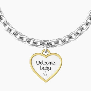 Bracciale da donna in acciaio con catena rolò "comfort fit" Kidult 732009