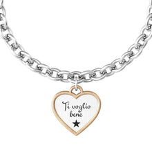 Carica l&#39;immagine nel visualizzatore di Gallery, Bracciale Da Donna In Acciaio Con Catena Rolò Kidult 732023
