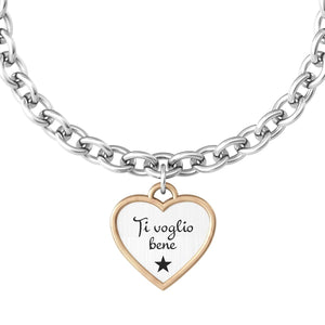Bracciale Da Donna In Acciaio Con Catena Rolò Kidult 732023