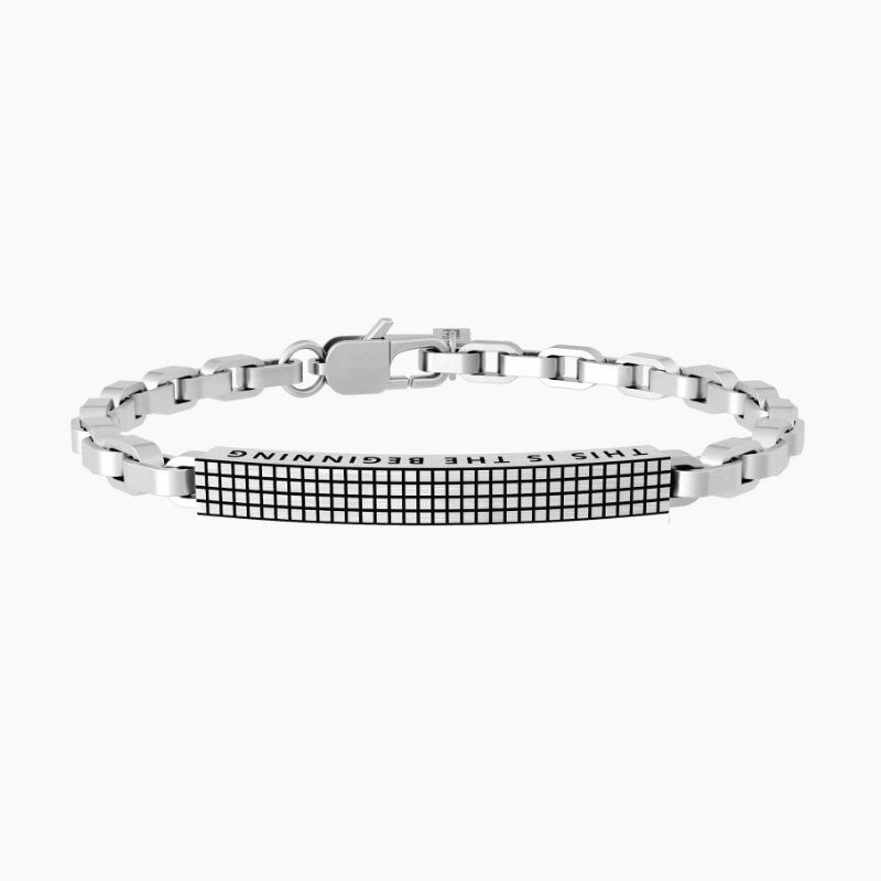 Pulsera de hombre Kidult 732039 en acero satinado