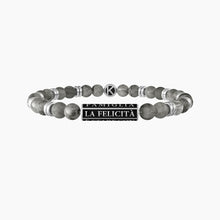 Cargar imagen en el visor de la galería, Pulsera De Hombre Con Ágata Gris Kidult 732047
