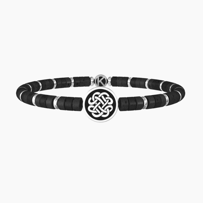 Pulsera elástica de hombre Kidult 732053 lava negra