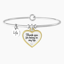 Cargar imagen en el visor de la galería, Bracciale rigido da donna  con ciondolo a cuore Kidult 732081
