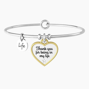 Bracciale rigido da donna  con ciondolo a cuore Kidult 732081