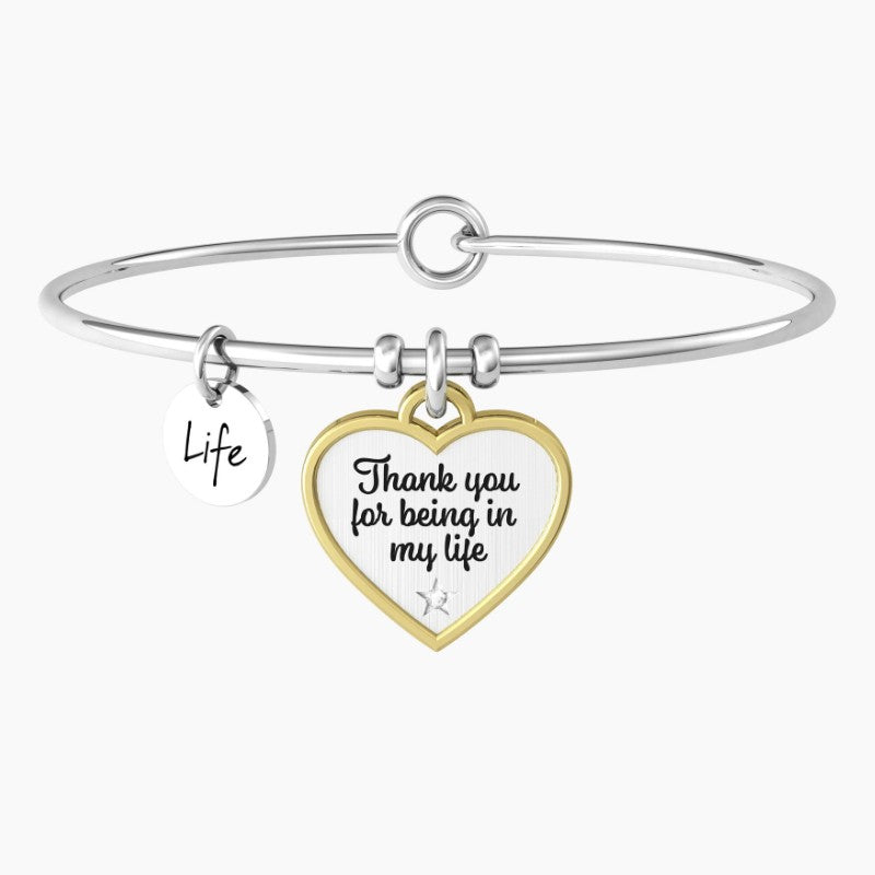 Bracciale rigido da donna  con ciondolo a cuore Kidult 732081