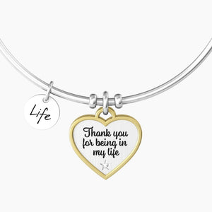 Bracciale rigido da donna  con ciondolo a cuore Kidult 732081