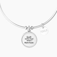 Carica l&#39;immagine nel visualizzatore di Gallery, Bracciale Rigido Da Donna In Acciaio Con Ciondolo Amicizia Kidult  732083
