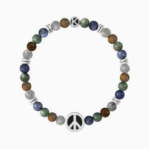 Bracciale elastico da donna simbolo della pace Kidult 732085
