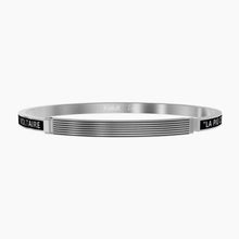 Cargar imagen en el visor de la galería, Pulsera rígida de acero para hombre Los más valientes... Kidult 732113
