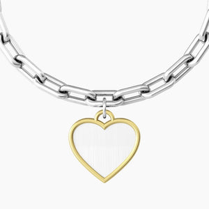 Bracciali In Coppia con catena e frase amor vincit omnia Kidult 732131