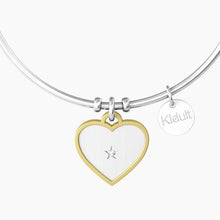 Load image into Gallery viewer, Sister women&#39;s rigid bracelet with heart pendant Kidult 732137
