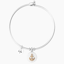 Carica l&#39;immagine nel visualizzatore di Gallery, Bracciale rigido da donna con ancora Kidult 732145
