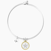 Carica l&#39;immagine nel visualizzatore di Gallery, Bracciale rigido da donna con ciondolo stella Kidult 732161
