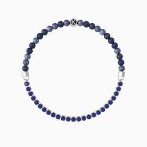 Pulsera elástica hombre sodalita azul Kidult 732168