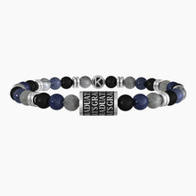 Cargar imagen en el visor de la galería, Pulsera de hombre Kidult 732189 con charm y piedras de colores
