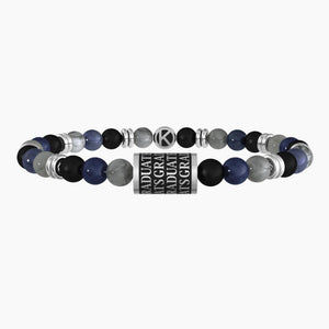 Pulsera de hombre Kidult 732189 con charm y piedras de colores