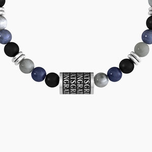 Pulsera de hombre Kidult 732189 con charm y piedras de colores