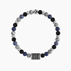 Pulsera de hombre Kidult 732189 con charm y piedras de colores