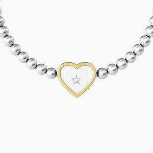 Pulsera Elástica De Mujer Con Colgante Corazón Kidult 732210