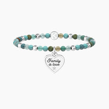Carica l&#39;immagine nel visualizzatore di Gallery, Bracciale Da Donna Con Agata Multicolor E Ciondolo Cuore Kidult 732216
