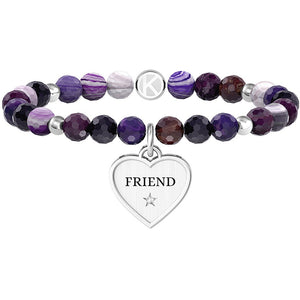 Bracciale Da Donna Con Agata e Ciondolo Kidult 732219