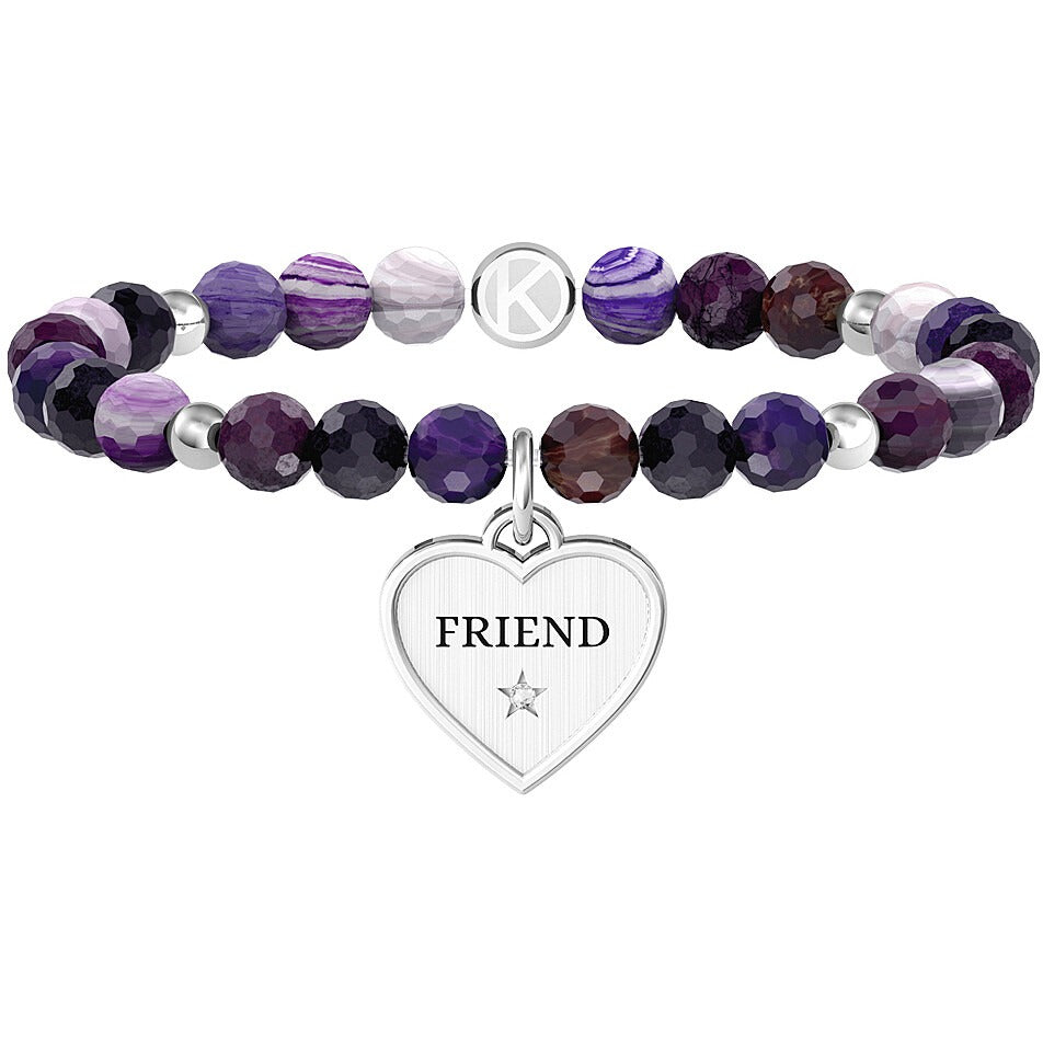 Bracciale Da Donna Con Agata e Ciondolo Kidult 732219