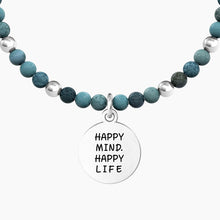 Carica l&#39;immagine nel visualizzatore di Gallery, Bracciale Da Donna Con Agata Azzurra E Ciondolo Stella Kidult 732221
