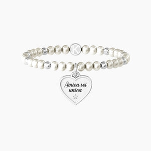 Bracciale Da Donna Con Perle E Ciondolo Cuore 732231