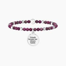 Carica l&#39;immagine nel visualizzatore di Gallery, Bracciale Da donna Con Agata Fucsia E Ciondolo Kidult 732232
