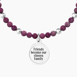 Bracciale Da donna Con Agata Fucsia E Ciondolo Kidult 732232