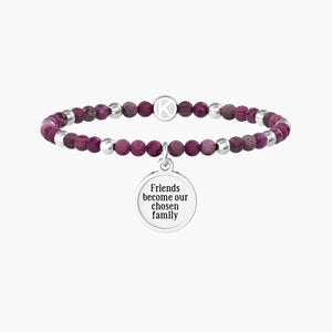 Bracciale Da donna Con Agata Fucsia E Ciondolo Kidult 732232
