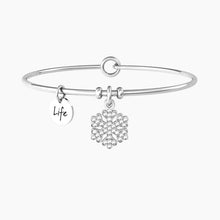 Carica l&#39;immagine nel visualizzatore di Gallery, Bracciale Rigido Con Ciondolo Fiocco Di Neve Kidult 732233
