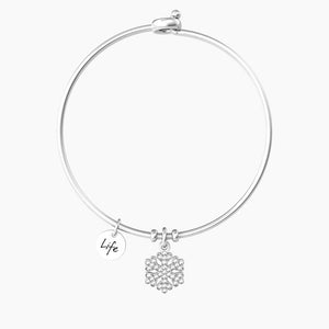 Bracciale Rigido Con Ciondolo Fiocco Di Neve Kidult 732233