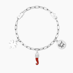 Bracciale Regolabile Da Donna Portafortuna Con Ciondoli Kidult 732235