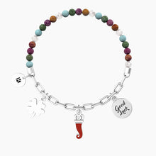 Carica l&#39;immagine nel visualizzatore di Gallery, Bracciale Da Donna Con Pietre Multicolor E Ciondoli  Kidult 732236
