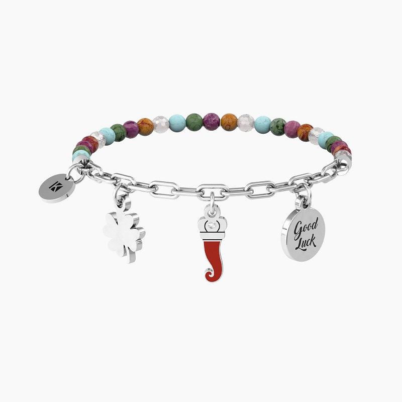 Bracciale Da Donna Con Pietre Multicolor E Ciondoli  Kidult 732236