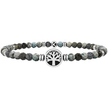 Cargar imagen en el visor de la galería, Pulsera de hombre Kidult con ágata estriada 732241
