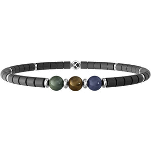 Pulsera de hombre Kidult con hematita Rondelle 732244