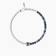 Carica l&#39;immagine nel visualizzatore di Gallery, Bracciale Da Uomo Con Dumortierite Blu Kidult 732252
