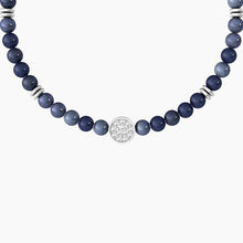 Cargar imagen en el visor de la galería, Pulsera de hombre Kidult con dumortierita azul 732254
