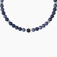Cargar imagen en el visor de la galería, Pulsera de hombre Kidult con dumortierita azul 732254
