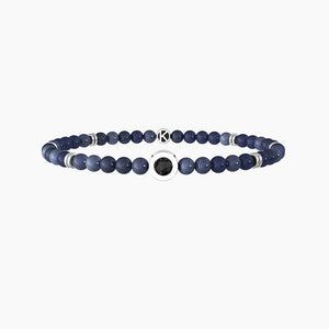 Pulsera de hombre Kidult con dumortierita azul 732254